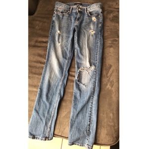 Banana Republic distressed boyfriend jeans